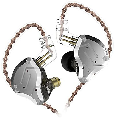 SHUAIGUO ZS10 Pro 3,5 mm kabelgebundener In-Ear-Kopfhörer 1DD + 4BA Hybrid-HiFi-Musik-Kopfhörer Sport-Headset 2pin Abnehmbares Kabel