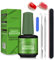 Sularpek Remover Solvente Per Smalto Semipermanente,15ml Levasmalto Rimuovi Semipermanente Unghie,Gel Polish Remover con lima per Unghie e Spingi Cuticole Sicuro e Veloce da Rimuovere in 3-5 Minuti