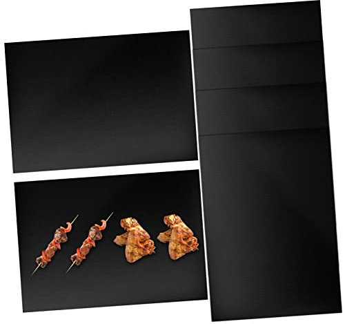 Alipis Set Da 6 Tappetini Antiaderenti Per Barbecue Riutilizzabili Per Rivestimenti Da Forno E Per Griglia