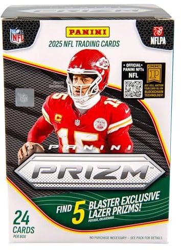 NFL 2025 Panini Prizm Football Blaster Box | 6 Packs