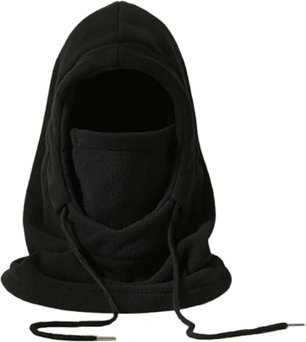 Capuche Sherpa pour femme – Jolie cagoule en polaire – Cache-oreilles en peluche pour l'hiver, l'équitation, le ski, le vent, le cou, écharpe thermique pour les activités de plein air par temps froid,
