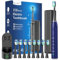 Elektrische Zahnbürste Schallzahnbürste für Erwachsene - Whitening Ultraschall Zahnbürste Elektrisch mit Reiseetui und Ladestation, Electric Toothbrush Mit 8 Bürstenköpfe, 5 Putzmodi, 40000VPM