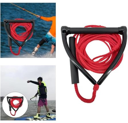 WJLYDM Leinen FüR Wasserski Wasserski-Seil, Wake-Surf-Seil, multifunktional, leicht, mit Griff, langlebiges Wakeboard-Seil for Wakeboard-Surfen, Knieboard FüR Wasserski