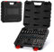 Mayouko 55PCS Magnetic Nut Driver Set, Impact Driver Bit Set, Deep Nut Driver Set,Impact Socket Adapters, Wing Nut Driver, Bit Extension, 6 Bit Holder, Screwdriver Bits