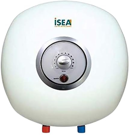 Isea Mini Swing Fast Chauffe-eau électrique instantané 1500 W avec entrée eau chaude et froide Blanc