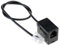 XFUYI Cable Adaptador conversor RJ45 a RJ11, Conector de línea telefónica a Ethernet, Cable RJ45 8P8C Macho a RJ11 6P6C Hembra