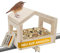 WILDNEST Vogelhaus Balkon - Vogelfutterhaus Balkon mit schonender Geländerhalterung, Hergestellt von Menschen mit Behinderung (Balkongeländer)