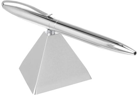 GRIRIW 1 Satz Stift Unterschreiben Büro Füllfederhalter Geschenkt Zappeln Schwebender Stift Unterschrift Magnetischer Schwebestift Magnetschwebestift Männer Einziehbar Silver Metall
