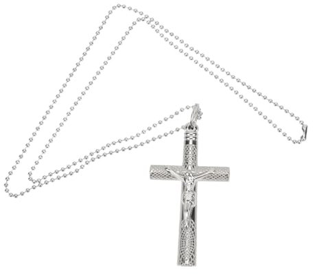 Kisangel Schlüsselkreuz Drum key necklace Percussion instrument adjustment tool Cross-shaped drum key Drummer's essential tool Drum-Tuning-Regler Trommelschlüssel Zinklegierung Silver
