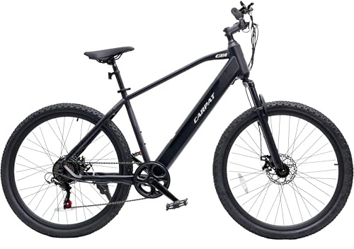 Carpat GB1 Sport 27.5 Electric Bike, 250W Motor, 374Wh Battery | Road Legal E-MTB, 65km Max Range, 5 Pedal-Assist System Levels, Shimano Hydraulic Disc Brakes, Shimano Altus 7-Speed Gears