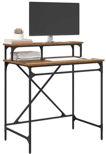 vidaXL Schreibtisch Altholz 80 x 50 x 90 cm Holzwerkstoff