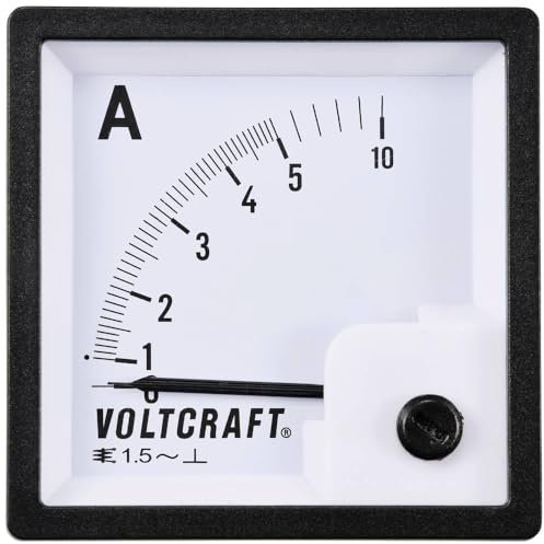 VOLTCRAFT AM-72X72/5A AM-72X72/5A Analog-Einbaumessgerät AM-72X72/5A 5 A Dreheisen