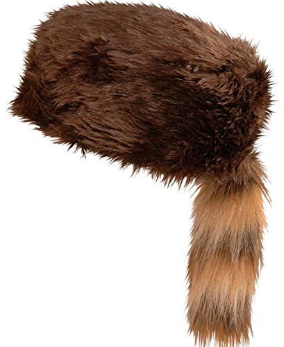 PARTY DISCOUNT® Hut Trapper, Fellmütze mit Schwanz