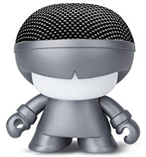 Mini Altavoz Bluetooth de Metal Xoopar Boy - Altavoz inalámbrico - Altavoz ultracompacto con diseño Art Toy - Altavoz inalámbrico de 3 W - Mini Altavoz portátil y nómada Conectado (Grey)
