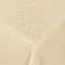 Tischdecke Stoff Damast Leinen-Optik Jacquard mit Fleckschutz eckig 130x250 cm Beige