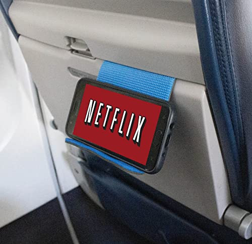 DTLgear Trek Stand Flexible Phone and Small Tablet Holder for Airplane, Office, Desk, Treadmill, Hotel, Kitchen, Plane Travel Essentials