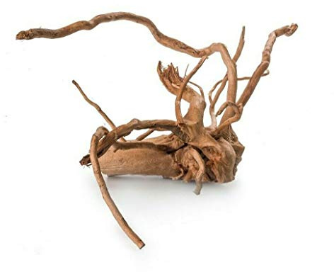 TM Aquatix Aquarium Driftwood Red Moor Wood for Fish Tank Natural Decoration - Premium Piecs (Red Moor 30-40cm)