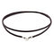 Bling Jewelry Unisex Genuine Smooth Brown Leather Cord Necklace For Men Women Teen .925 Sterling Silver Clasp 20 Inch