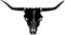SUIFENG Autoaufkleber 15.2 X 8.3 cm Bull Longhorn Skull Fashion Decals Vinyl Autoaufkleber Motorrad Und Auto Styling Schwarz/Silber