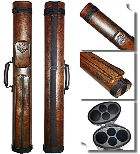 IPS IP SMART by Sports 2 x 2 Hartschalenkoffer für Billardqueue, oval, Tragetasche