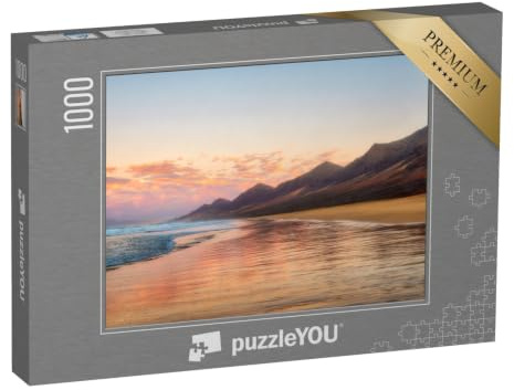 puzzleYOU: Puzzle 1000 Teile „Endloser Strand von Cofete, Fuerteventura, Kanarische Inseln“ – aus der Puzzle-Kollektion Fuerteventura
