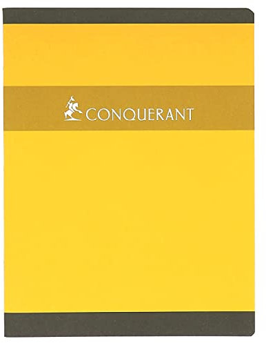 CONQUÉRANT Lot de 2 Cahiers de Devoirs 17x22cm Petits Carreaux 96 Pages Agrafées Coloris aléatoires