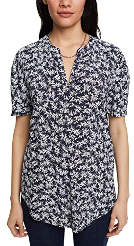 ESPRIT Damen 993ee1f311 Bluse, 403/Navy 4, XXS