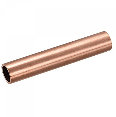 sourcing map Cobre Redondo Tubo 18mm OD 1,5mm Pared Grosor 100mm Longitud Tubería Tubo