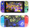 GLDRAM Custodia per Nintendo Switch, cover per Splatoon 3 compatibile con Switch Console e Joy Con Controller, guscio rigido con 2 tappi per pollice, accessori di gioco per Splatoon 3