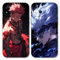 2 Stück Handyhülle für Apple iPhone 14 Hülle 6.1'', Anime Motiv Gojo Satoru Itadori Yuji Manga Muster Schutzhülle Jungs Case Schutz der Linse Design Silikon Cover Stoßfest, Schwarz1