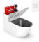 Juspota Aschenbecher, Winddichter Wasserdichter Aschenbecher, Toilettenförmig Aschenbecher mit Deckel für Zuhause, WC, Büro, Outdoor, Wandmontage
