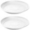 AC - Pack de 2 Platos para Maceta Mediterranea - Fabricado en Polipropileno - Ideal para el Hogar, Plantas, Jardín, Decoración. - Cuidado de Plantas - Forma Redonda - Ø 48,4 cm - Color Blanco