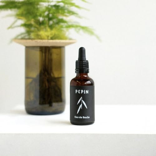 Pepin | Eau de Saule Naturel pour Boutures, Semis et Plantes | Sérum Nourrit et Stimule la Croissance des Racines | Formule 100% Naturelle à Base d'Ecorces de Saule | Made In France | 50ml