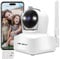 GENBOLT 3G/4G LTE Camara de Vigilancia Interior con Tarjeta SIM, 2.5K Foco de Videovigilancia Sin Internet, CCTV Cámaras Celulares con Detección Humanoide, Pan Tilt Auto Tracking Color Night View
