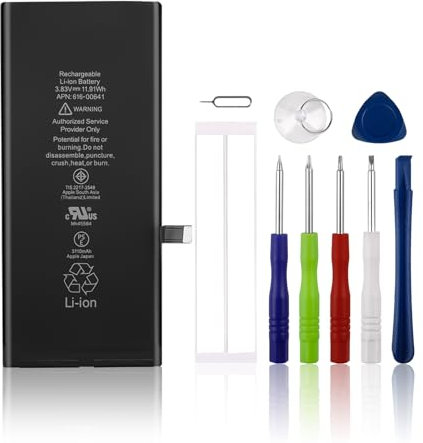 SwarKing Batterie de rechange 616-00641 compatible avec 11 A2111 A2223 A2221 avec outils gratuits