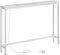 HOOBRO Slim Console Table with Charging Station, Hallway Table with USB Ports and Power Outlets, 100 cm Long, Narrow Behind Sofa Table, for Entryway, Small Spaces, White EWW51KXG01