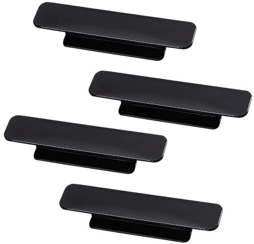 LLXNQ026 4 Stück Selbstklebende Möbelgriffe Kunststoff Türgriffe Ohne Bohren Balkontürgriff Schubladengriffe Fenstergriffe Schrankgriffe,für Kleiderschrank Küche Schiebetür