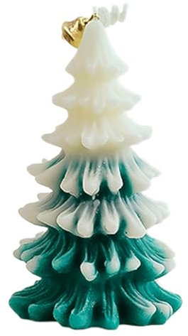 Candele coniche per albero di Natale, candela di Natale a forma di albero, candela profumata a forma di albero di Natale, candele profumate di Natale, decorazioni per candele natalizie, candele per