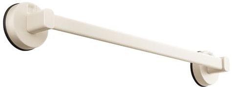 Bathroom Towel Bar Suction Cup Towel Bar Aluminium Suction Towel Holder Self-Adhesive Wall-Mounted Towel Rail,White Anti-Rust Towel Rack Bar for Bathroom Kitchen Shower