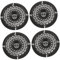 Amosfun 4pcs Air Fryer Replacement Grill Pan Crisper Plate Tray Non-stick Accessory for
