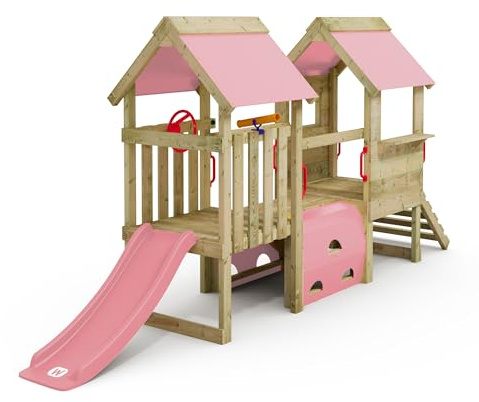 Wickey My First Playground 2 Spielturm, Pastellpink