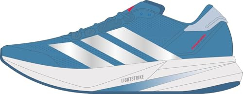adidas Men's Duramo Speed 2 Running Shoes, Solar Blue/Silver met./Crystal Sky, 11 UK