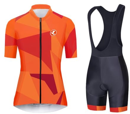 UGLY FROG 2025 Radtrikot Damen Sets Fahrradkleidung Frauen Kurzarm Sommer Fahrradbekleidung Rennrad