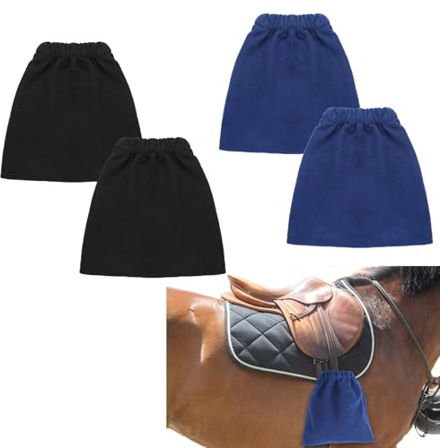 Sunnymove 4 Pcs Stirrup Covers English Stirrup Bag Equine Iron Cover Iron Savers for English Saddle Protector