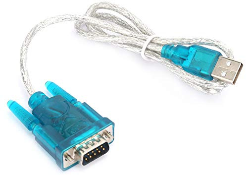 Cryfokt HL-340 USB-zu-RS232-Seriell-Port-Adapter – Einfache Verbindung von USB- und Seriellen Geräten – Plug-and-Play-Funktion, Geeignet für Modem, ISDN-Terminaladapter, Metall/Kunststoff