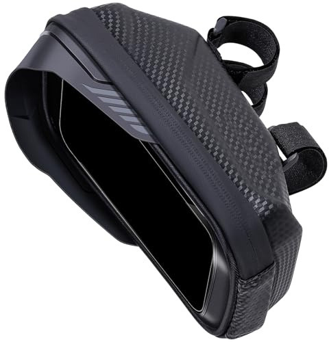 FANSHINUO Wasserdichte Fahrrad-Vorderrahmen-Tasche, Handytasche, Rennrad, Oberrohr, Fahrradrahmen, Fahrradaufbewahrung