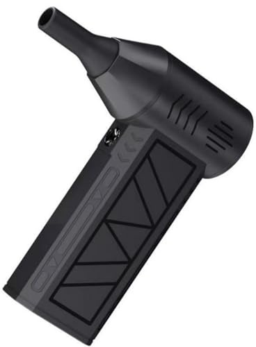 Limtula Ventilador de conducto con potencia de 5000 mAh, optimiza el secado del coche, la limpieza de PC y más 130000 rpm de flujo de aire de alta eficiencia limpiador de computadora