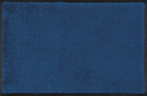 Wash+Dry Fußmatte, Original Navy 50x75cm, innen und außen, waschbar, blau