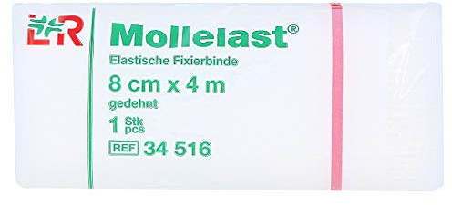Mollelast Binden 8 Cmx4 m Weiß