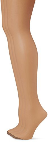 Pretty Polly Women's Curves - 15d Ladder Resist 3pp Tights, Beige (Sensation), XXL UK
